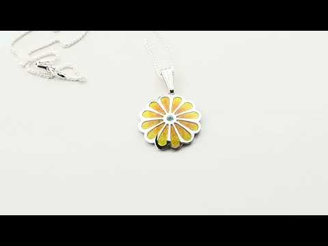 Persian Yellow Lotus Pendant