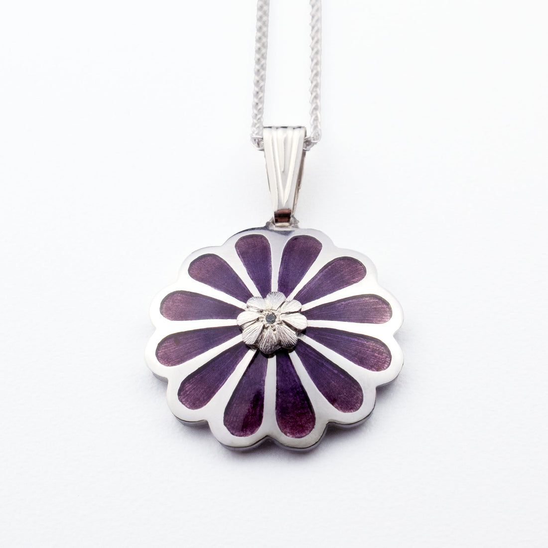 Api Mahroz Persian Purple Lotus Pendant – Mahroz Hekmati | Jewellery & Vitreous ...